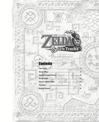 The Legend of Zelda: Spirit Tracks (Easy Piano)