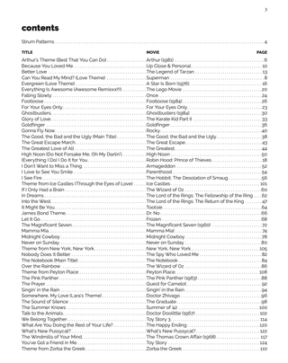 Alfred's Easy Ukulele Songs: Movie Hits