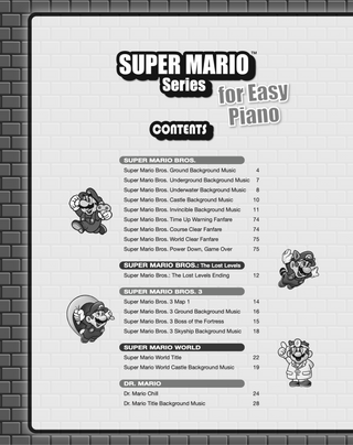 Super Mario Series (Easy Piano)