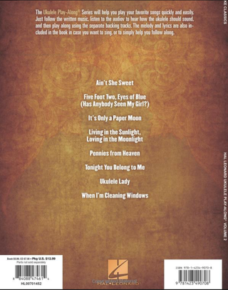 Recueil de chansons classiques pour ukulélé, Play-Along, Vol.2