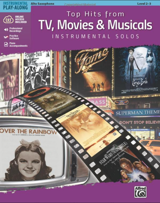 Top Hits from TV, Movies & Musicals Instrumental Solos, Sax alto