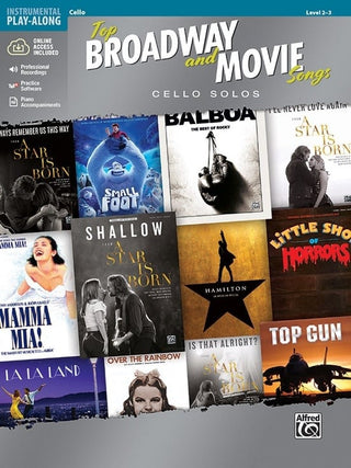 Top Broadway and Movie Songs, Violoncelle
