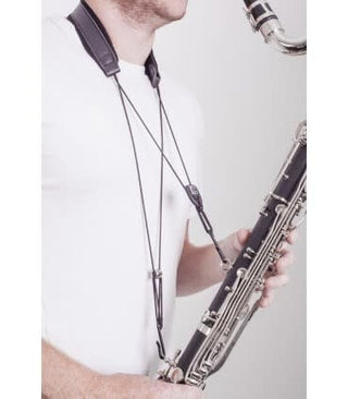 BG Bass Clarinet Neckstrap With 2 Hooks