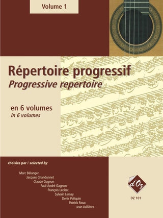 Répertoire progressif, Vol. 1 (Guitare)