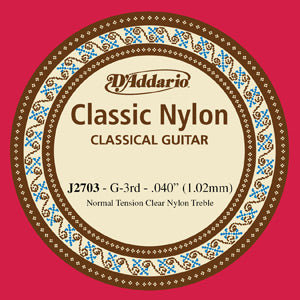 Corde Unité Guitare Classique D'Addario J27