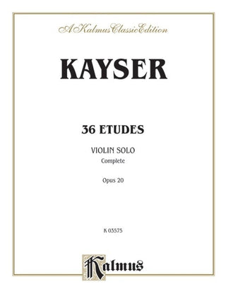 36 Etudes, Op. 20 (Complete) - Violin