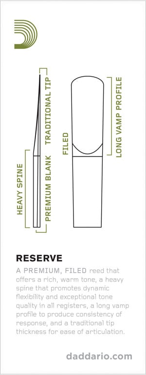 Anches Saxophone Ténor Reserve