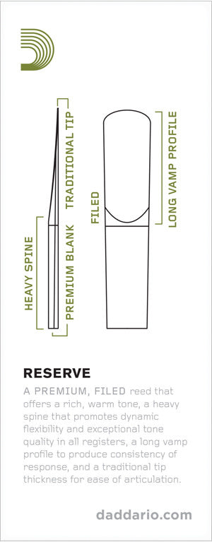 Anches Saxophone Ténor Reserve