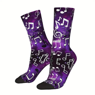 Musical Notes Galaxy Music Socks