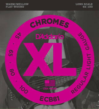 Cordes Guitare Basse D'Addario Chromes