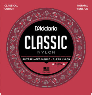 Cordes Guitare Classique D'Addario EJ27N