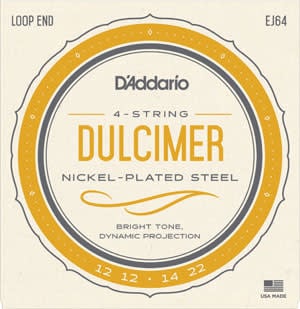 SET DULCIMER NICKEL 4STR