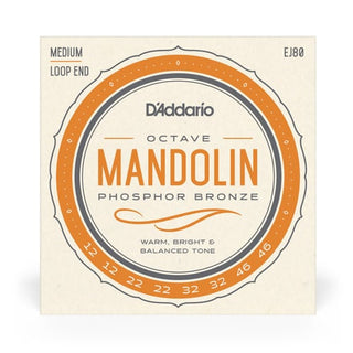 Cordes Mandoline D'Addario Octave Phosphor Bronze Medium