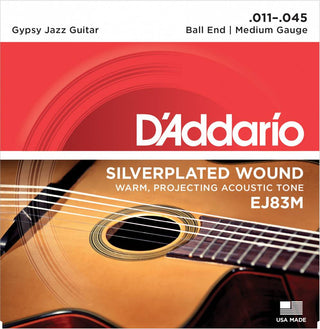 D'Addario Silver Plated Gypsy Jazz Guitar Strings