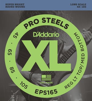 Cordes Guitare Basse D'Addario Pro Steel