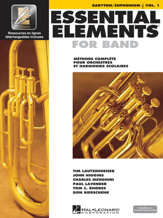 Essential Elements Vol. 1 ( Édition en Français) pour Baryton/Euphonium