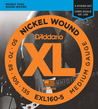 Cordes guitare basse D'Addario Nickel Wound