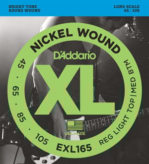 Cordes Guitare Basse D'Addario EXL165