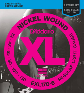 Cordes guitare basse D'Addario Nickel Wound
