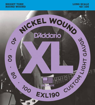 Cordes guitare basse D'Addario Nickel Wound