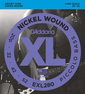 Cordes guitare basse piccolo D'Add. EXL280