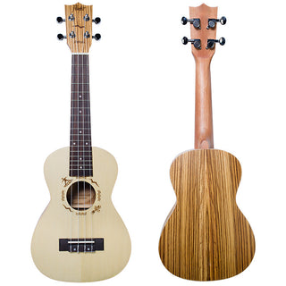 Ukulélé Concert Flight "Designer Series" Épicéa et Zebrawood