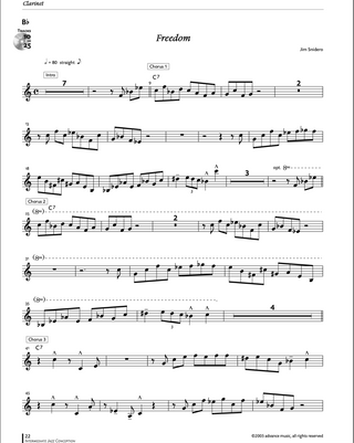 Intermediate Jazz Conception, Clarinette