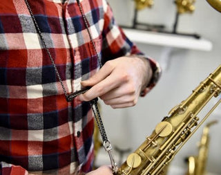 Boston Sax Shop  'NEWBURY STREET' Deluxe Strap - Medium Long