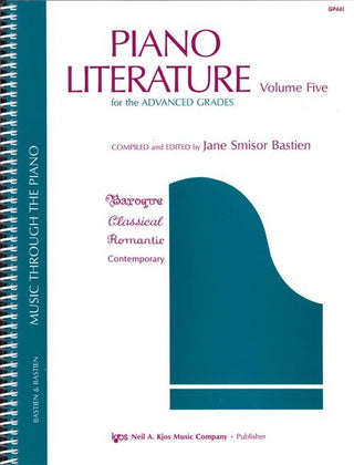 Littérature pour Piano, Vol. 5