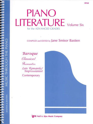 Littérature pour Piano, Vol. 6
