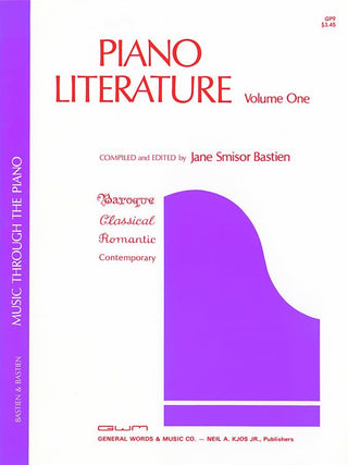 Littérature pour Piano, Vol. 1