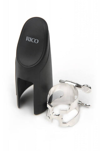 Ligature Saxophone Alto Rico H avec Couvre Bec