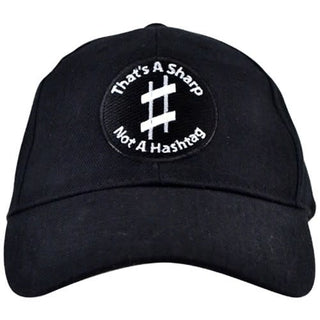 Casquette ''That's A Sharp, Not A Hashtag''- Noir