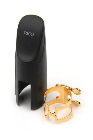 Ligature Saxophone Baryton Rico H & Capuchon