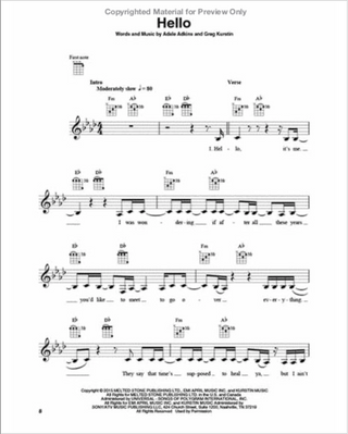 Hits d'aujourd'hui, Ukulele Play-Along Vol. 40