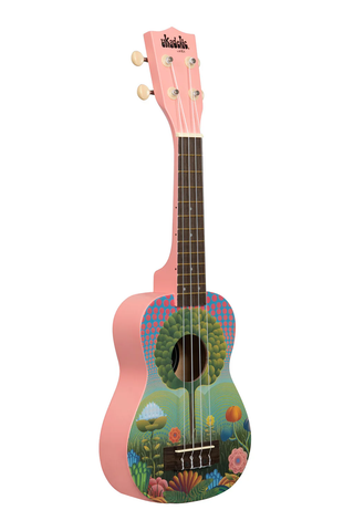 Kala Ukadelic "Graphic Top" Soprano Ukulele