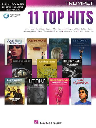 11 Top Hits for Trumpet Instrumental Play-Along