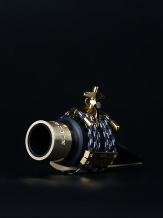 Ligature Sax Alto Medium Silverstein Hexa - Gold