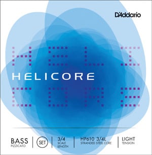 Cordes contrebasse Helicore Pizz Light