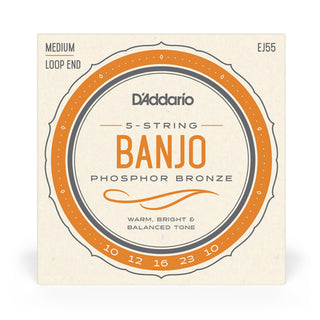 D'Addario 5-String Banjo Strings Phosphor Bronze