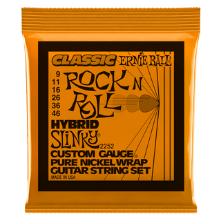 Cordes Guitare Électrique Ernie Ball Classic Rock N Roll Slinky Pure Nickel Wrap