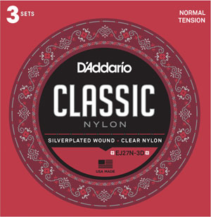 Cordes Guitare Classique D'Addario EJ27N