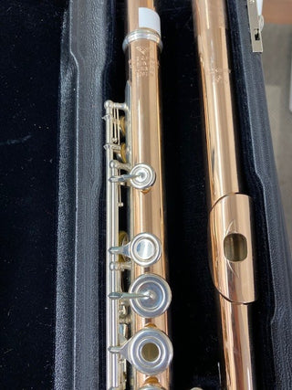 Flûte Powell Conservatoire Aurumite 9k Mi Mécanique avec Tête Philarmonique avec Ailes #HC-5265