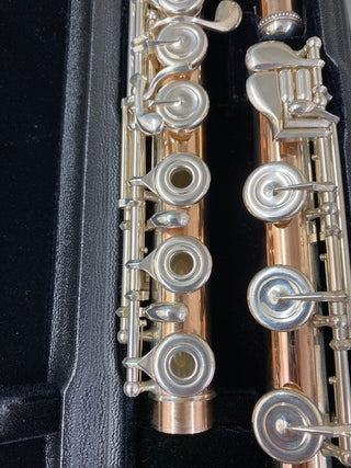 Flûte Powell Conservatoire Aurumite 9k Mi Mécanique avec Tête Philarmonique avec Ailes #HC-5265