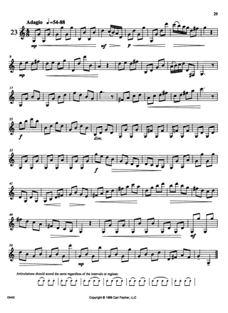 Études de Vitesse Élémentaire (Clarinette)