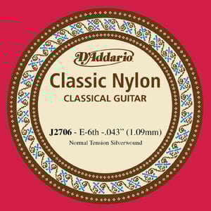 Corde Unité Guitare Classique D'Addario J27