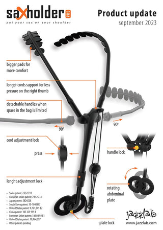 Harnais Saxophone SaxHolder Pro XL