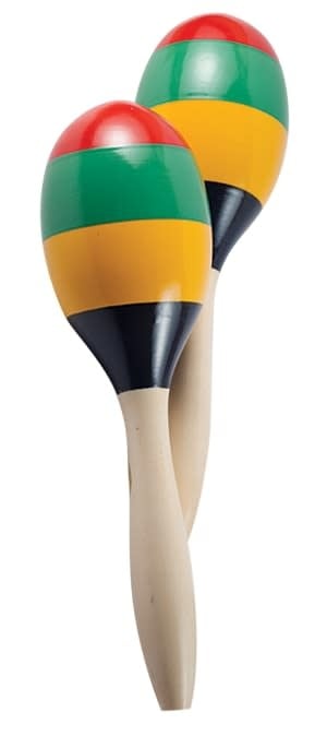 Maracas JLT En Bois Multicolore
