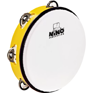 Tambour de Basque Nino en ABS Rouge 8"