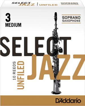 Anches Saxophone Soprano Select Jazz Unfiled